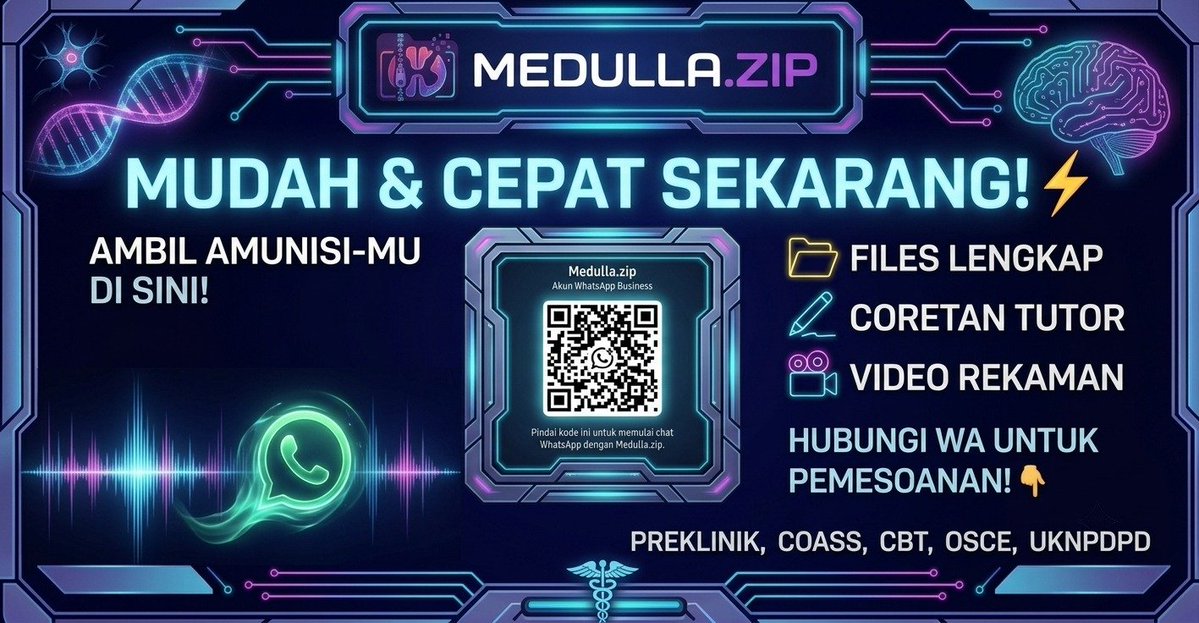 MedullaZip's tweet photo. Halo maba fk yang mau persiapan kuliah aku ada bundle materi preklinik + osce + e-book + bank soal uknpdpd dari UKDI, MEDIKO, FDI CORNER, PADI, dll only 50k kalau mau beli eceran juga bisaa 30k only yuk langsung wa fsr ya https://t.co/sg5ErOM35K
#mabafk #kedokteran #fk #preklinik https://t.co/rxwpY9dhF5