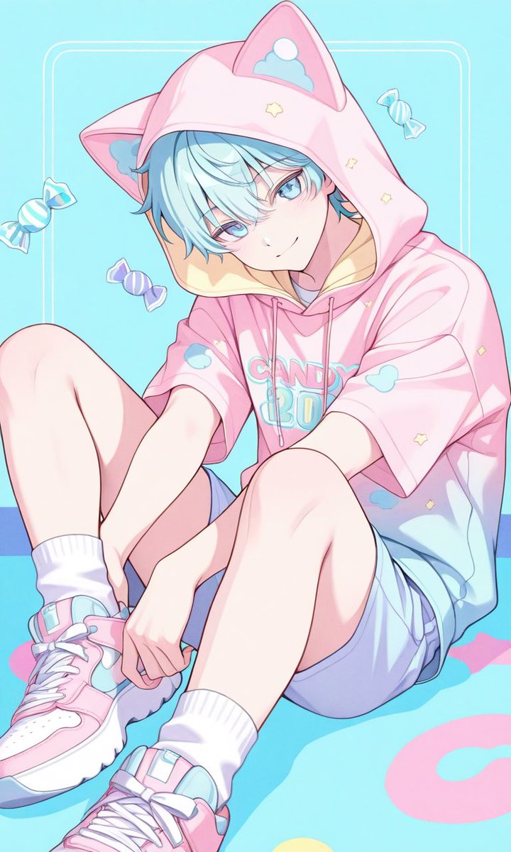starlightai7's tweet photo. キャンディパーカーショタ🍬💕

#AIイラスト #AIart #AIイラスト好きさんと繋がりたい https://t.co/WXup1H9icg