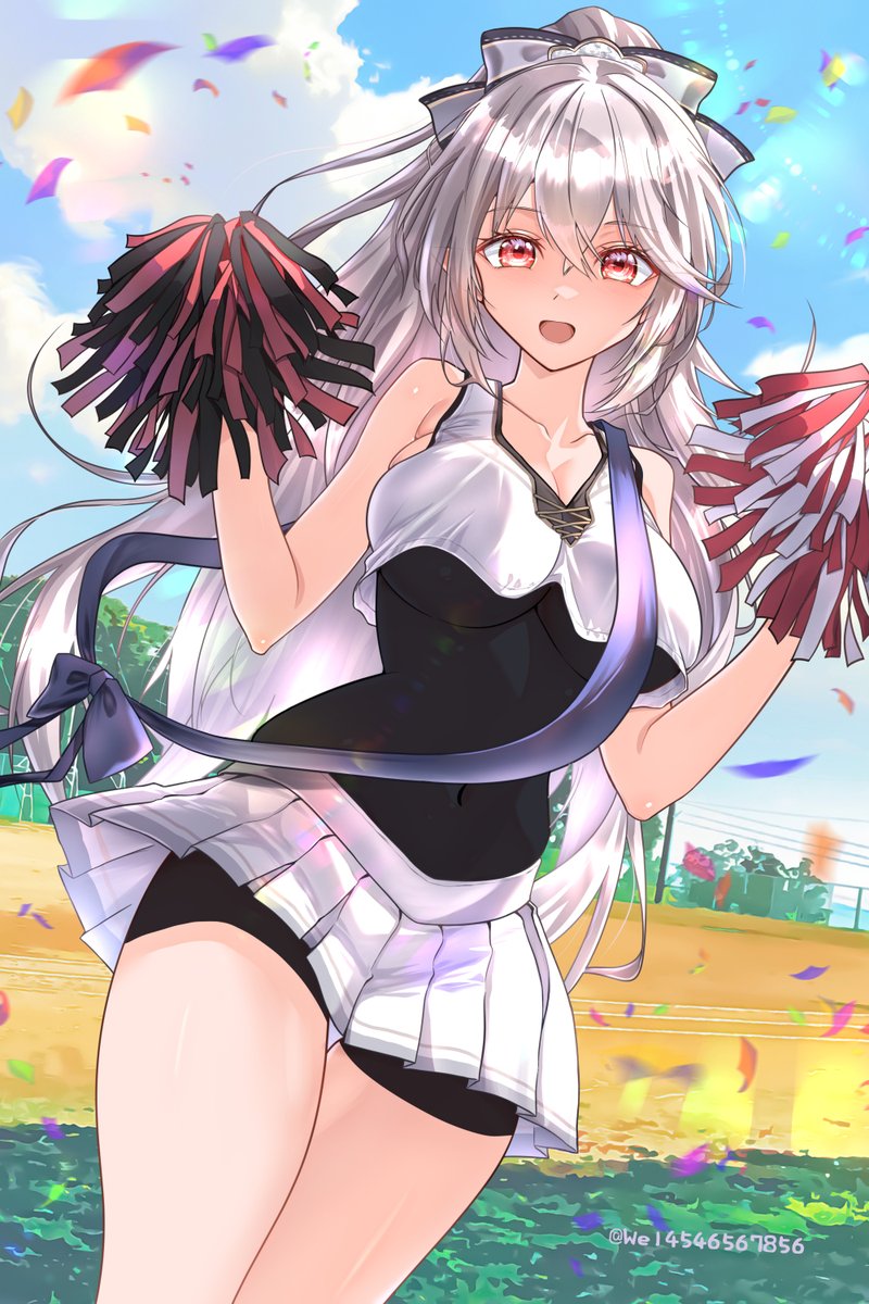 Wade1559801741's tweet photo. チアリーダーなカムイちゃん💖
元気いっぱいに応援してほしいです…🥰💕 https://t.co/8mrYHyAQaK