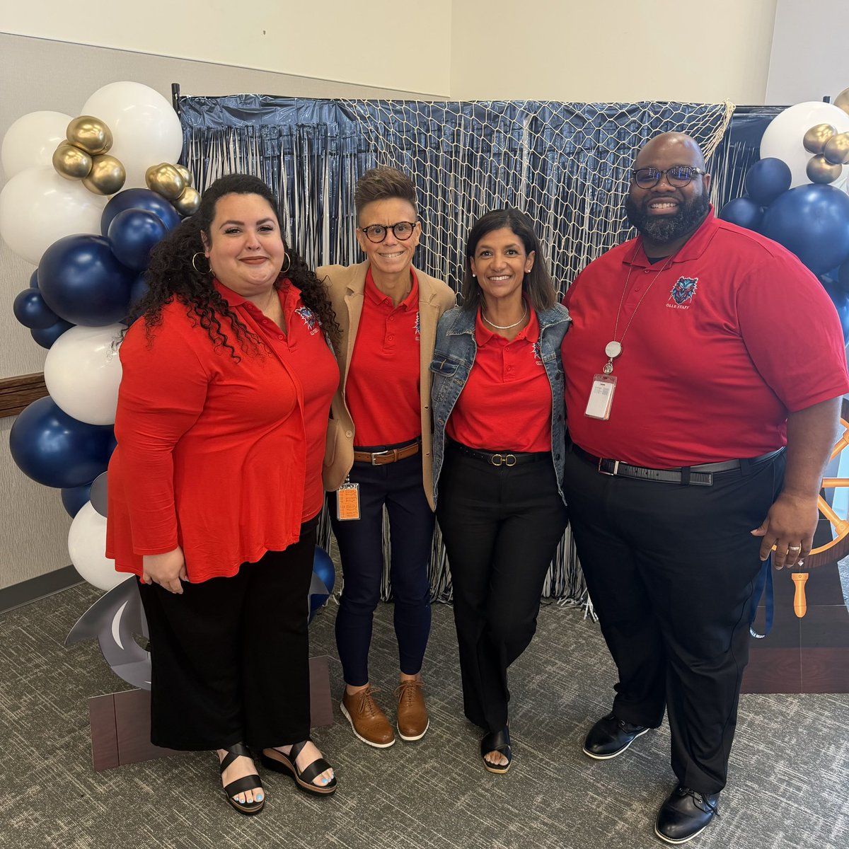 MsLafon's tweet photo. Inspired for year two with this @OlleMightyOwls Admin Team again! Leadership Conference Day 1 with @AliefLearns. 
#navigatingforward #growinggreatness https://t.co/KaV8eFTJE6