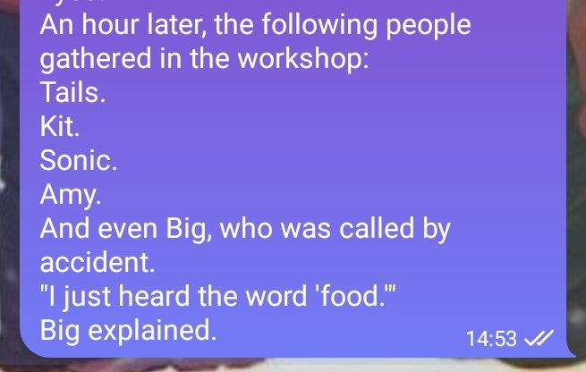 nevajnoKto9771's tweet photo. These are the best absurd stories I've ever read:))

#sonicthehedghog #BigTheCat #Tails #TailsTheFox #KitsunamiTheFennec #AmyTheHedhog https://t.co/aclMyHqkOV