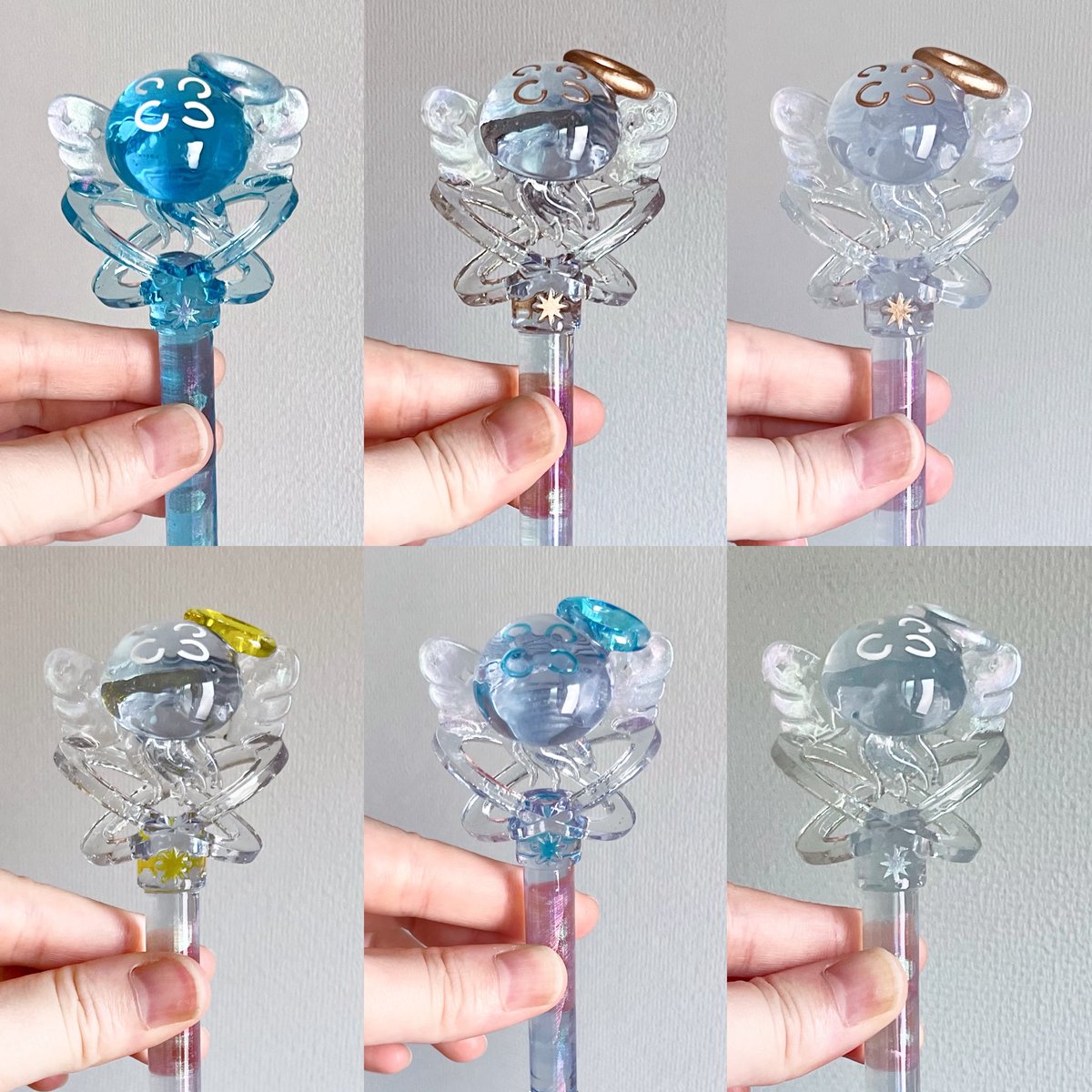 ⭐︎新品未使用⭐︎リリコラム ツノカチュ 透明ブルー リリコラム☪︎·̩͙現代悪魔のためのアクセサリー屋 (@riricoramu