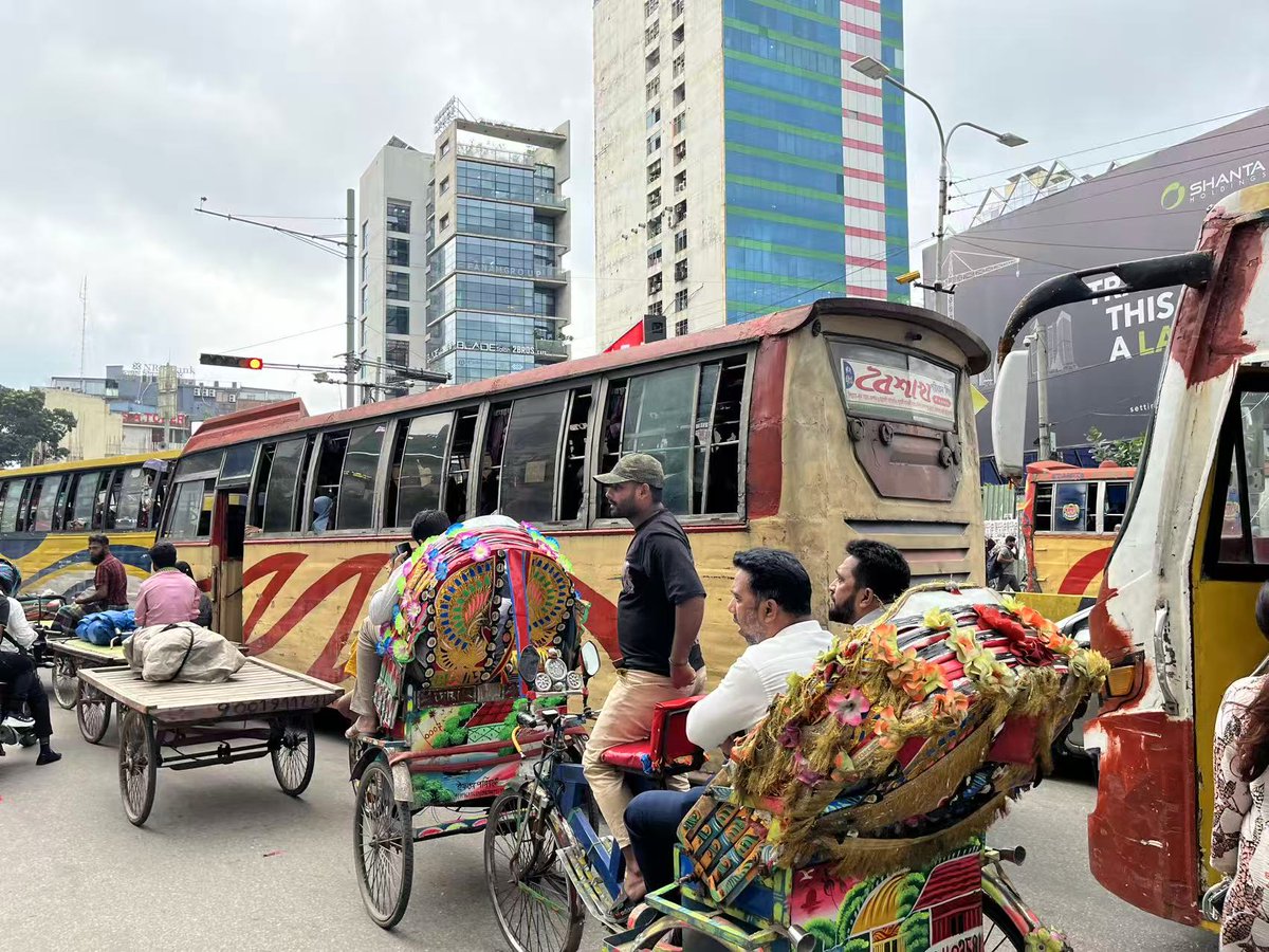 pe_separator's tweet photo. Street scenes in Bangladesh: Just a quick snap reveals three ads for Chinese products https://t.co/PP465IOIWm