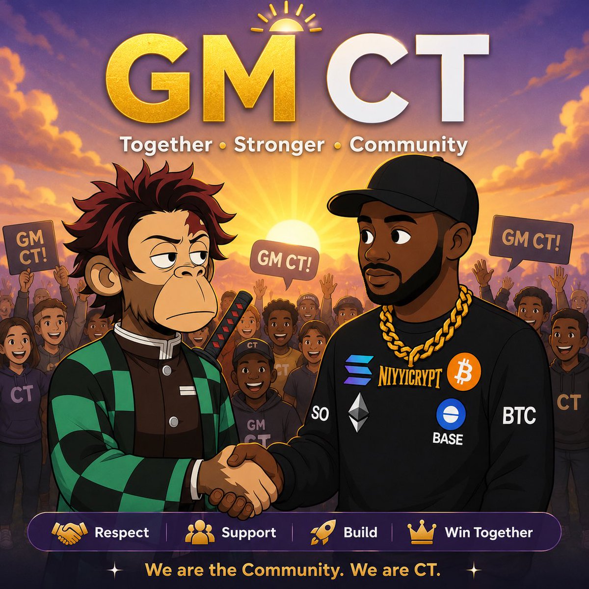 biyyicrypto's tweet photo. GM, CT! ☀️ Happy Thursday!

Another day, another opportunity to build stronger together. Let’s stay active, spread positive vibes, and keep pushing our community higher. Wishing everyone a successful, and green Thursday. Let’s make today count! 🚀💜
#solana #memecoin https://t.co/dJnsjs99M5