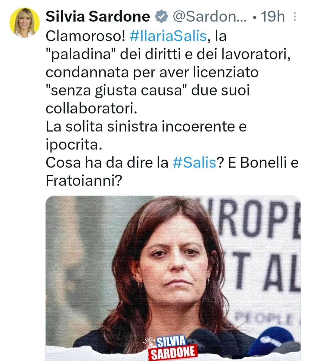 Mauri05_2020's tweet photo. Il più pulito porta la rogna.
Truffa all'INPS, lavoratori con retribuzioni tagliate e Tfr non pagato, bancarotte, fallimenti...

Santanchè,  Angelucci, i 49 milioni rubati allo stato dalla lega e spariti, Delmastro, i camorristi, .....

Sardone che accusa 
1/2 https://t.co/zD4ntAWsPg