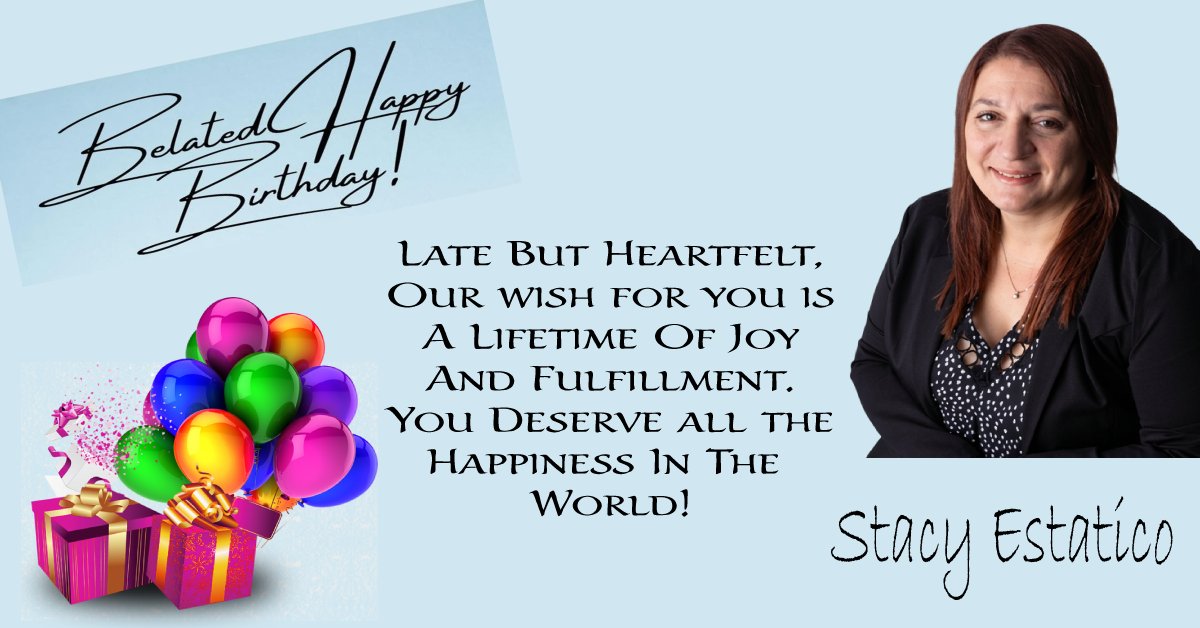 mosaic_wealth's tweet photo. Please join us in wishing Stacy Estatico a very Happy Belated Birthday! https://t.co/Kk2pm9vftn
