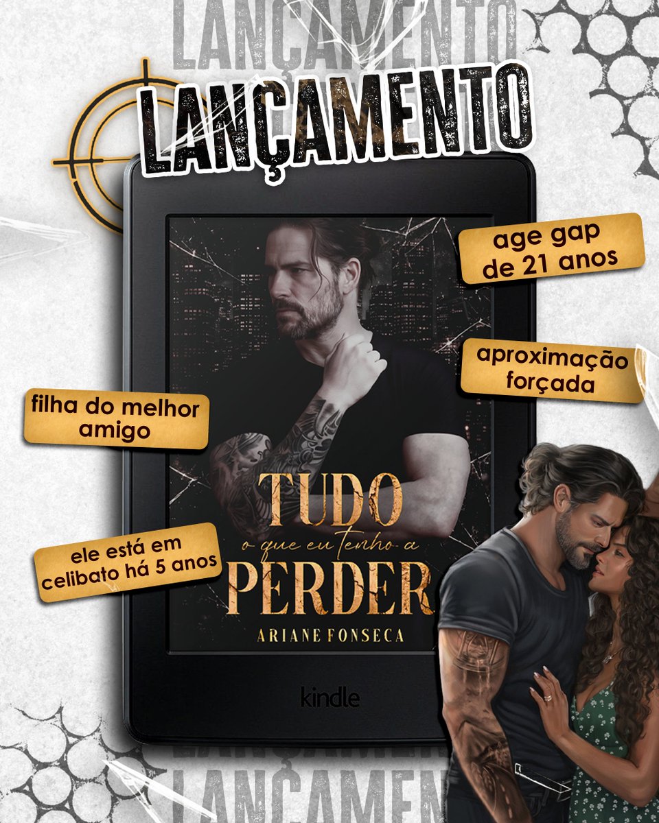 arianefbooks's tweet photo. 🚨 ALERTA DE LANÇAMENTO 🚨

🔗 https://t.co/2Vl0k8rBFU 

😏 Age gap proibido
💅 Filha do melhor amigo
🎯 Sob o mesmo teto
🔥 Celibato de 5 anos (ele foi preso injustamente)

📚 Tudo o que eu tenho a perder, disponível na Amazon e no Kindle Unlimited

Dê RT pra ajudar 😍 https://t.co/KgIT8e66Xg