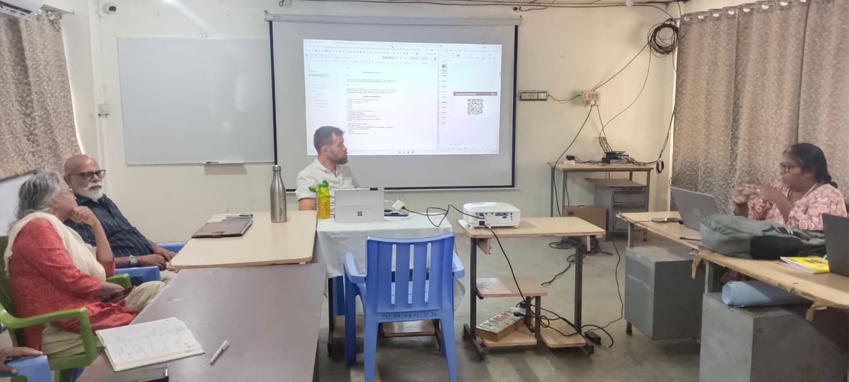 padgom2024's tweet photo. 🌱 Day 3 of the Participatory Action Research (PAR) Training at PAD Vembar, facilitated by Dr. Stephen (Aston University, UK), focused on research methods, storytelling, and Photovoice, strengthening community-led research skills. 📚

#PeoplesActionForDevelopment #AstonUniversity https://t.co/5z5m59zbeE