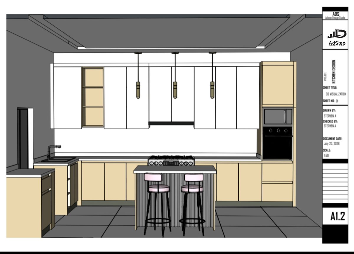 AdStepDesign's tweet photo. Quick Question π
If you could upgrade one feature in your kitchen today, what would it be?
ποΈ More Storage
π‘ Better Lighting
οΏ½οΏ½οΏ½οΈ Larger Worktop
β¨ Modern Cabinets
What's your choice?
KitchenDesign #KitchenInstallation #InteriorDesign #Architecture #SketchUp #AdStepDesign https://t.co/5EcPGL2UOb