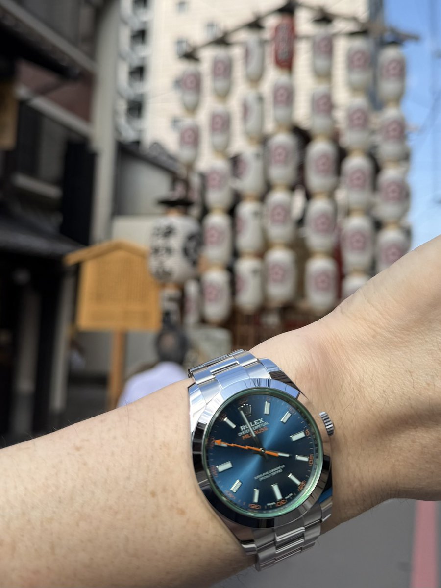 VbkVhq2ifuU4LEt's tweet photo. たまたま近くを通ったので懸装品を眺めついでに
#MILGAUSS
#zblue
#116400GV
#ミルガウス https://t.co/qj3bBvzyyt