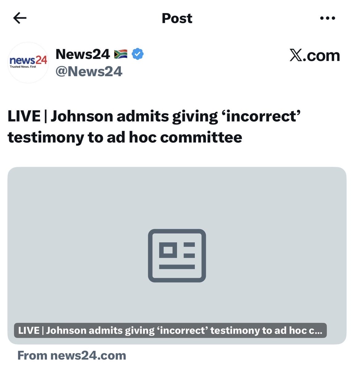 Jed38111039's tweet photo. And someone goes and lie under oath, and @News24 has the guts to blame Madlanga Commission for “crucifying” her. What non sense is that https://t.co/J89GDc8jP0