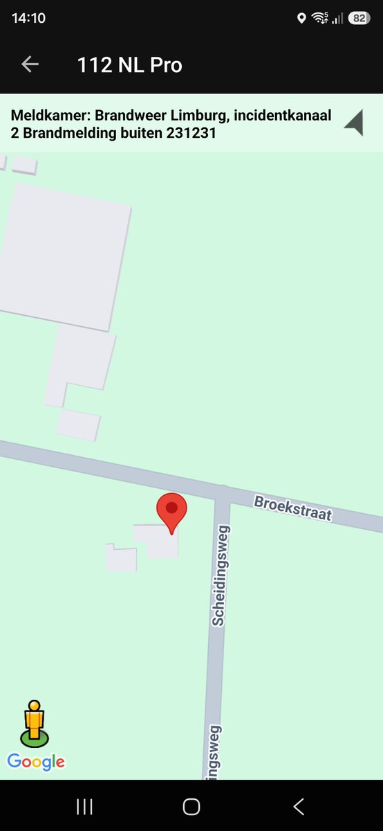 Brandmelding Buiten Prioriteit 2 in Ottersum