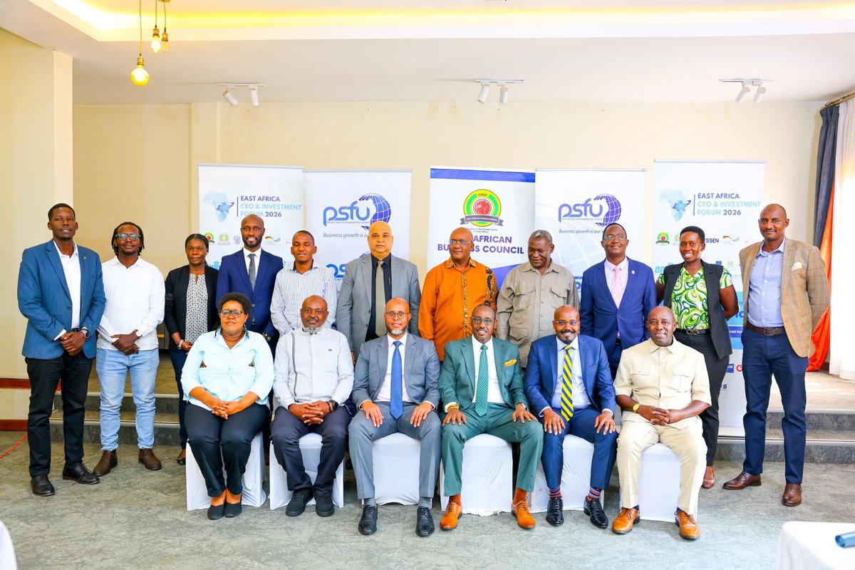 RICCONFERENCE's tweet photo. Thank you @PSF_Uganda! Thank you @EABCjumuiya! 

As we mobilise for the 3rd Annual Regional Industrialisation Conference 2026 (#RIC2026), we call on every private sector leaders, policymakers, innovators and partners to join us in shaping East Africa’s industrial future.

Under the theme “Unlocking Industrial Competitiveness through Innovation and Regional Value Chain Integration”, #RIC2026 will take place on 18–19 August 2026 at @kampalaserena Hotel.

Together we will dismantle barriers, accelerate digital transformation, strengthen regional value chains and unlock the full industrial potential of East Africa.

Register today: https://t.co/f7ZyQExTMO

@mtnug @UgandaBaati @UgEquityBank @EADB_Official @AGRA_Africa @InumaSolutions @mofpedU @mtic_uganda @newsUMA @PSF_Uganda #RIC2026 #Industrialization #Innovation #RegionalValueChains #DigitalTransformation #Investment #MadeInEastAfrica #EastAfricaRising