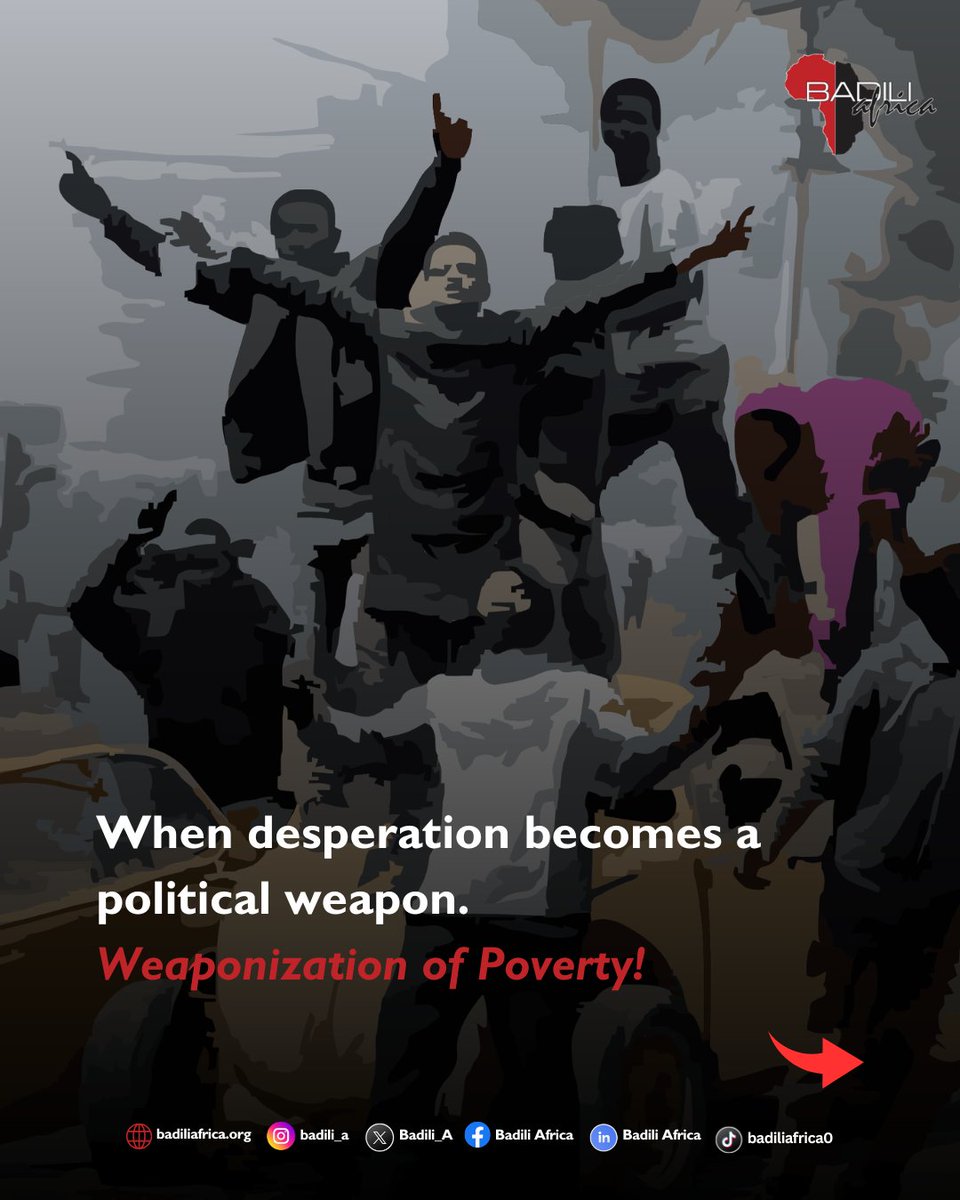 Badili_A's tweet photo. Poverty is being weaponized, and young people are being pulled into a dangerous political economy of fear, loyalty, and violence.

#ElectoralGBV #SilencingisPolitical #badiliafricainitiative https://t.co/YKg4XwxkEW