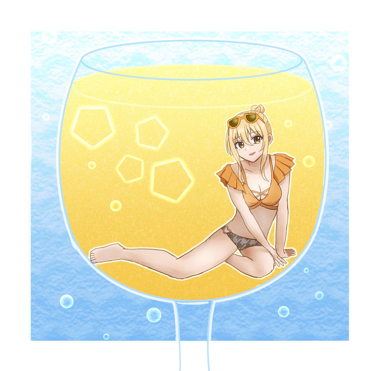 niji_shimaaji's tweet photo. しゅわしゅわ🫧愛さん🍹 https://t.co/pPZbtNkYxk