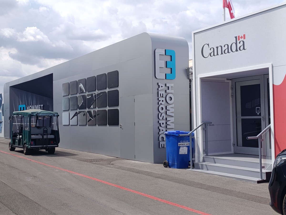 AirSpaceshows's tweet photo. #Canada #HowmetAerospace at #FIA26 https://t.co/BU3inhuCUu