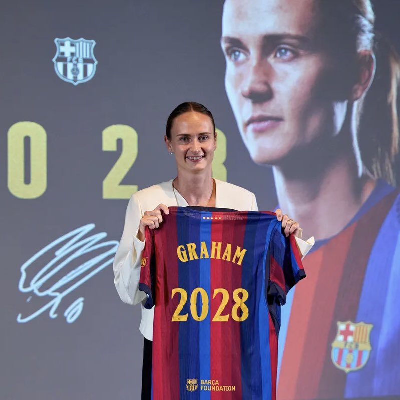 BarcaFem's tweet photo. 𝗖𝗔𝗥𝗢 𝟐𝟎𝟐𝟖 💙❤️ https://t.co/WohdSBYrGk