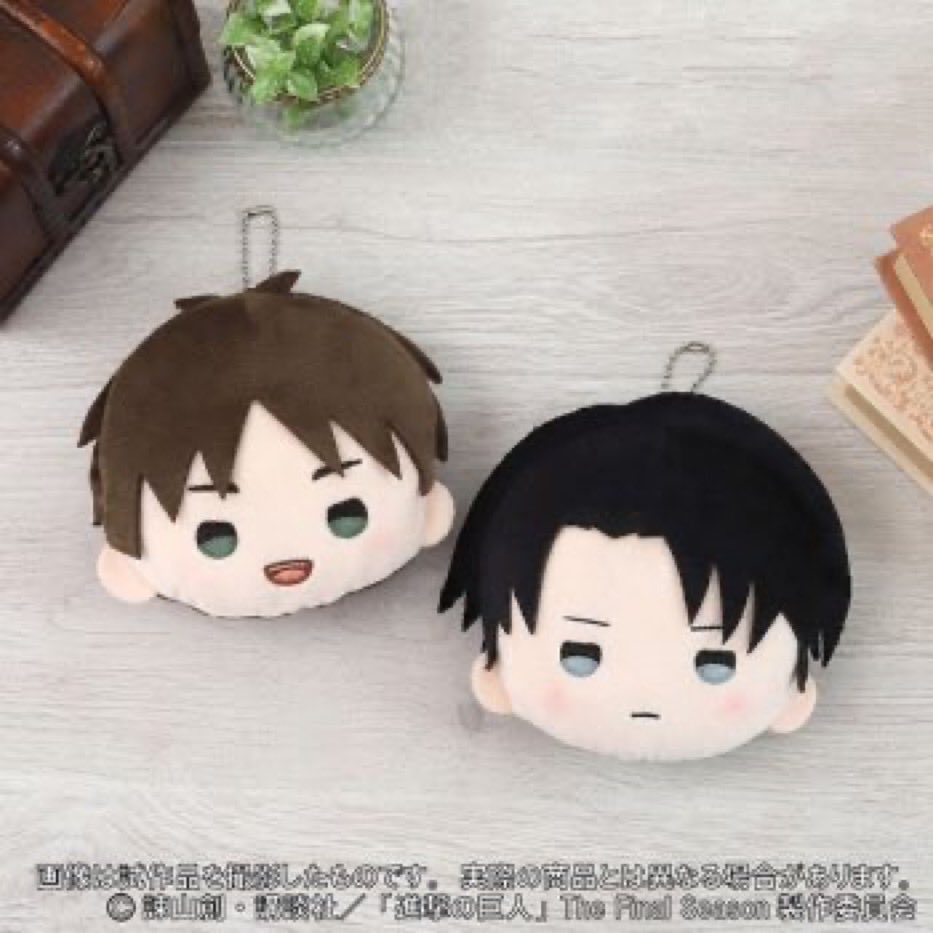 EE620E's tweet photo. These are the Levi &amp; Eren ONLY plushies we know about right now (not counting the tiny devil plushies other characters also get). It’s 2026. Spoiled doesn’t even begin to explain it 👏👏 How many more to come for my guys before end of year? 🤔 Kings, I tell you, Kings! 👑 https://t.co/Jt3F4Brjf3