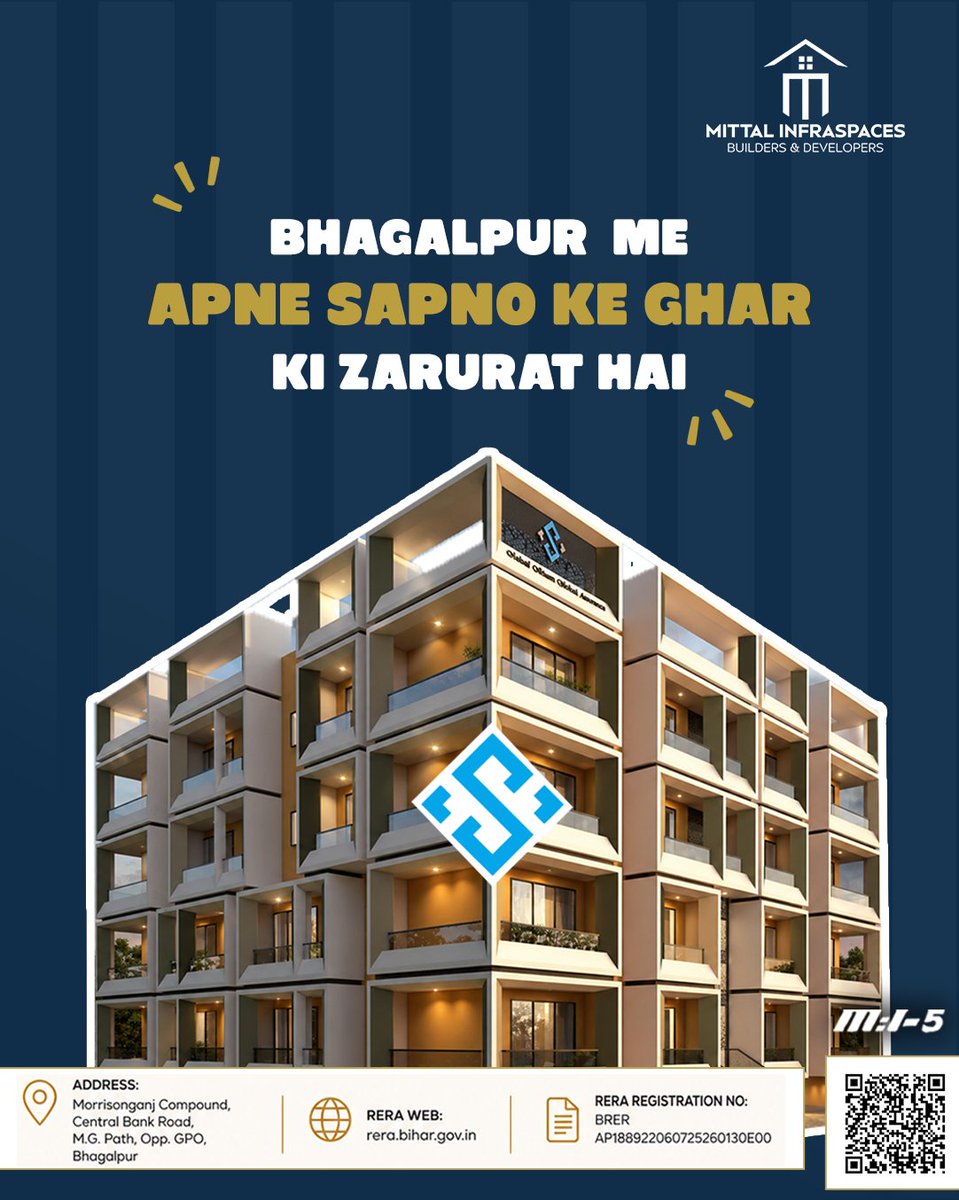 mittalinfra's tweet photo. Bhagwan ka diya sab kuch ho... bas Bhagalpur mein apne sapno ke ghar ki zarurat ho. 🏡✨

Site visit book kijiye aur apna dream home dekhiye.
📞 9341264762
🌐 https://t.co/kt8redv22M
#MittalInfraspaces #Bhagalpur #DreamHome #JawaharMallAndResidency https://t.co/5I4qjzvnGN