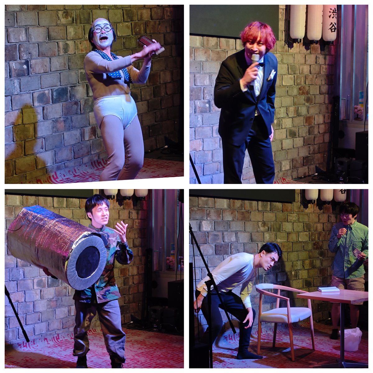 kamomehage's tweet photo. うさむぎワングランプリでした。今日はセカオワFukaseさん、加トちゃん、ホリ◯モンさん出演豪華ライブでした。ゆきおとこさんにお久しぶりにお会いできて良かったです。動画ネタをモニタースタジオのを使わせていただけたので良かったです。良い炎と森のカーニバルでした。お客様方、it'sワンダホー! https://t.co/iGtsZHy7xH