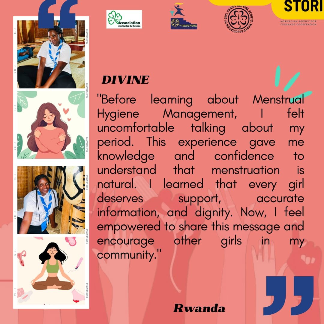 YessGirlsRwanda's tweet photo. Through YESS Girls, girls are building confidence, gaining skills, raising their voices, and leading change through GLACC, PDVP, Red Pride, STEM, Advocacy, and more.

#YESSGirlsMovement #ImpactWeek #VoicesOfChange #YesGirlsCan https://t.co/cS6kR2IGrk