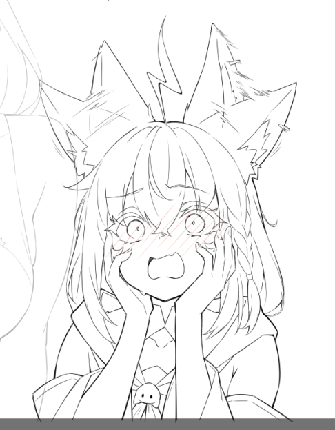 753lizingIxa's tweet photo. いい感じの表情になった気がする
でもマンガ的な表現が難しいもっと狐耳をブンブンさせたい https://t.co/JNSuRMrJMH