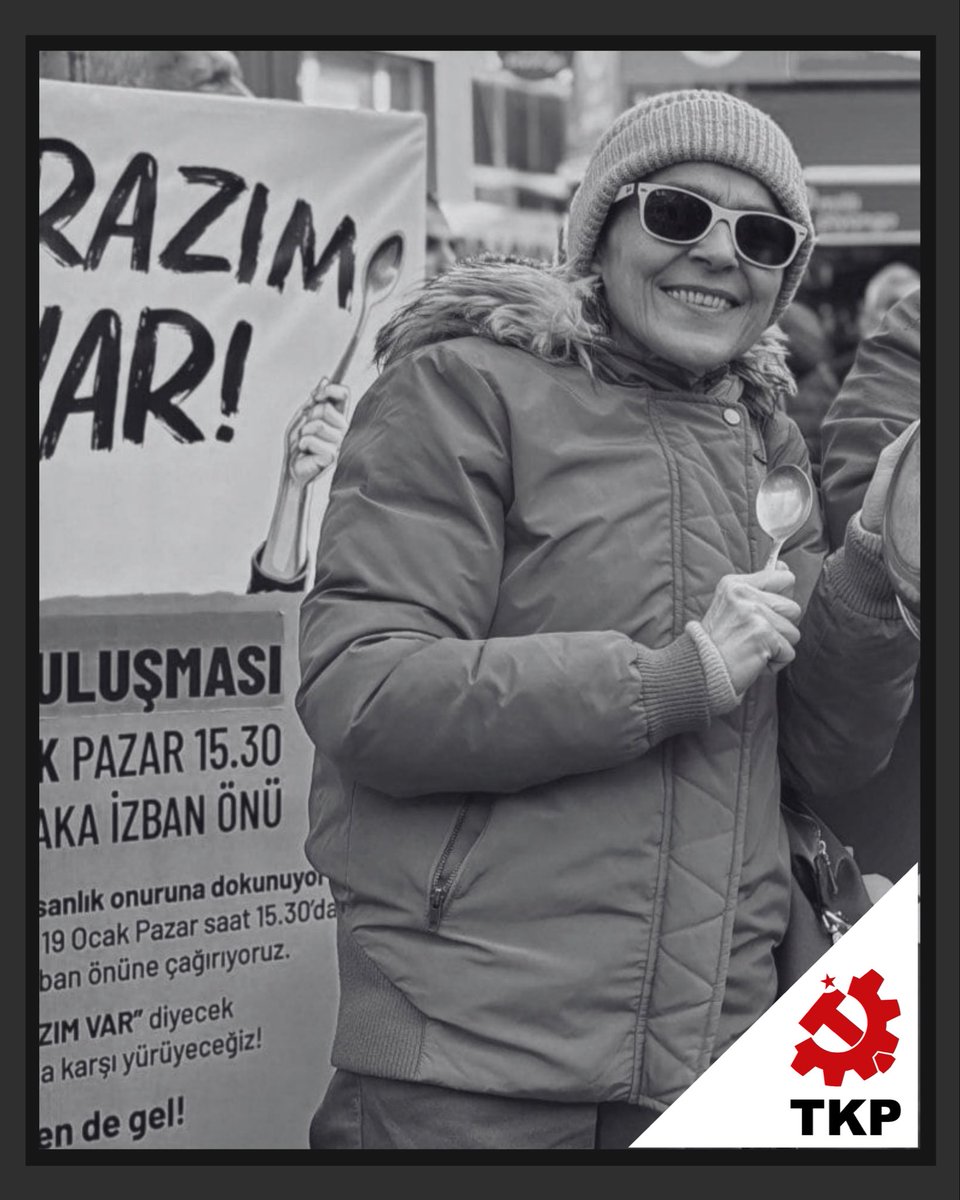 bahriyeucoksemt's tweet photo. Değerli yoldaşımız Sanem Uçar’ı İstanbul’da tedavi gördüğü hastanede kaybetmenin derin üzüntüsünü yaşıyoruz.
Ailesinin ve tüm sevenlerinin başı sağ olsun.
Anısını mücadelemizde yaşatacağız. https://t.co/zAwe0eOBFY