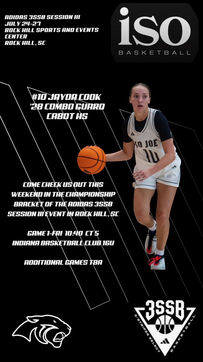 JaydaCook112's tweet photo. Ready for a great weekend in Rock Hill, SC!!!!!
@TeamIsoGirls 
@ldypanthercoach 
@ucawbb 
@LATechWBB 
@CLiv3402 
@CoachKBailey5 
@CoachPRichards4 
@CoachKpac 
@CoachTonyKemper https://t.co/LPEtb0v3a3