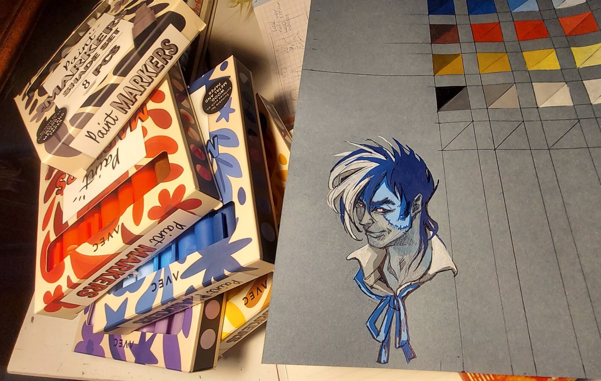 BentzKlee's tweet photo. got new markers 😄 https://t.co/tlw3czNX6j