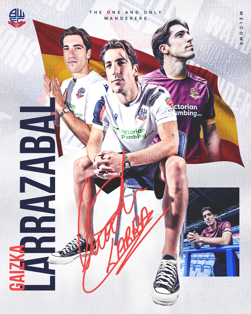 OfficialBWFC's tweet photo. Bolton Wanderers have completed the signing of Spanish defender Gaizka Larrazabal, with the 28-year-old joining on a free transfer and agreeing a two-year deal at the Toughsheet Community Stadium, subject to international clearance.

Welcome Gaizka! 💪

#bwfc