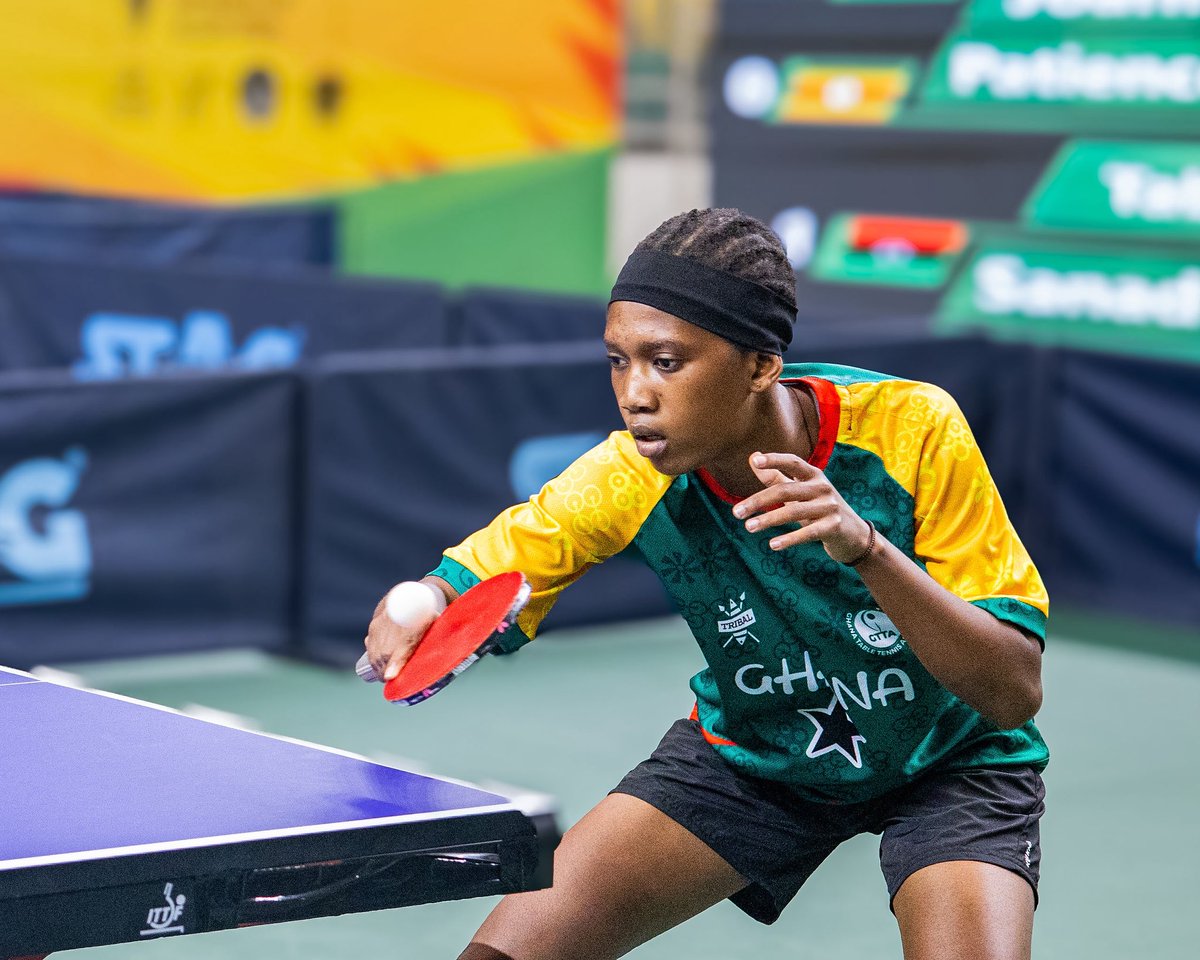 ghatabletennis's tweet photo. 🏓🇬🇭Update: 
We beat South Africa 3-1 ( 11-1, 11-2, 11-7 ) in U-15 Mixed Doubles! 

Congratulations to Israel Aklie and Joanita Borteye for advancing to the ROUND OF 16. 

Let’s go Team Ghana!

@ITTFAfrica https://t.co/70MgBul5ZY