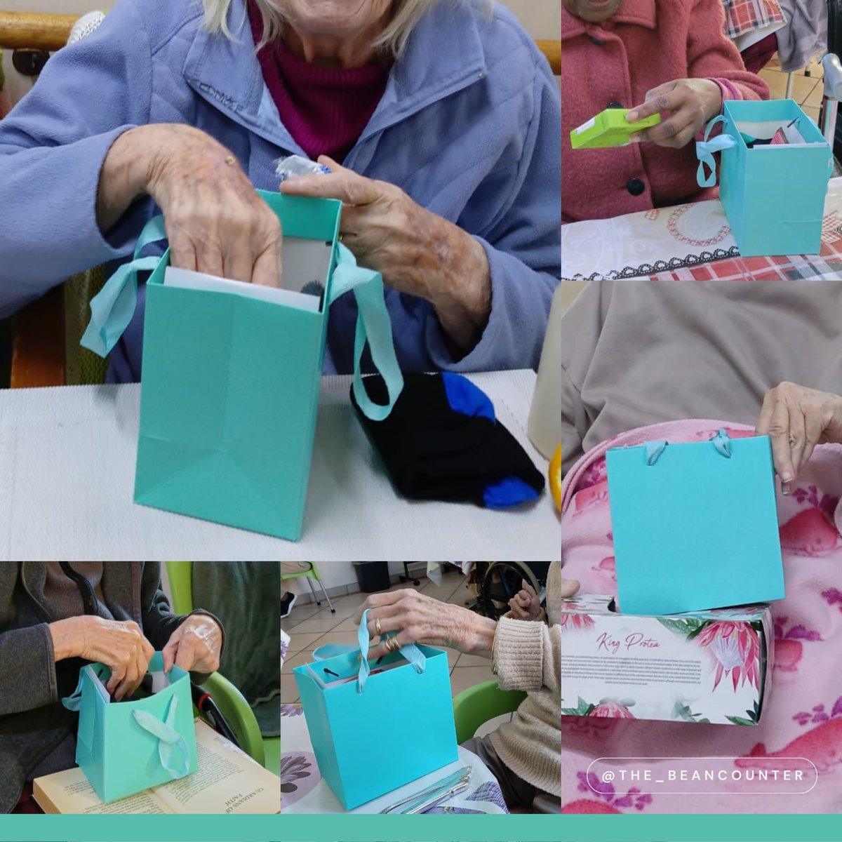 The_Beancounter's tweet photo. Some people give 67 minutes. Others give a lifetime. ❤️

Today we delivered 67 care packages and handwritten letters to the residents of Park Care Centre.

To the incredible team at Park Care - thank you for the compassion and care you show every single day. 🇿🇦💙 https://t.co/7TalX39ssD