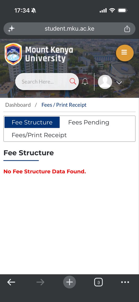 Adankasim3's tweet photo. @MountKenyaUni This new system is making life difficult for students. Even the finance department doesn’t know how to use the new system. Why? https://t.co/gkoeN5zhpP