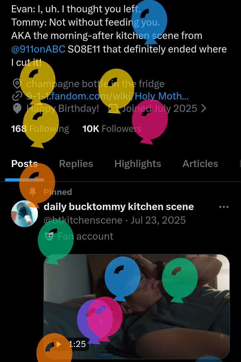 btkitchenscene's tweet photo. Happy one year of daily Bucktommy kitchen scene! 'Afterglow' is such a good look on these two 😏

Thank you to the OG BT daily @bthospitalscene for the inspiration to start this account and shout-out to my sister scene @bthookupscene - the "night before to my "morning after" 😘🫶 https://t.co/LA7L7wbW3u