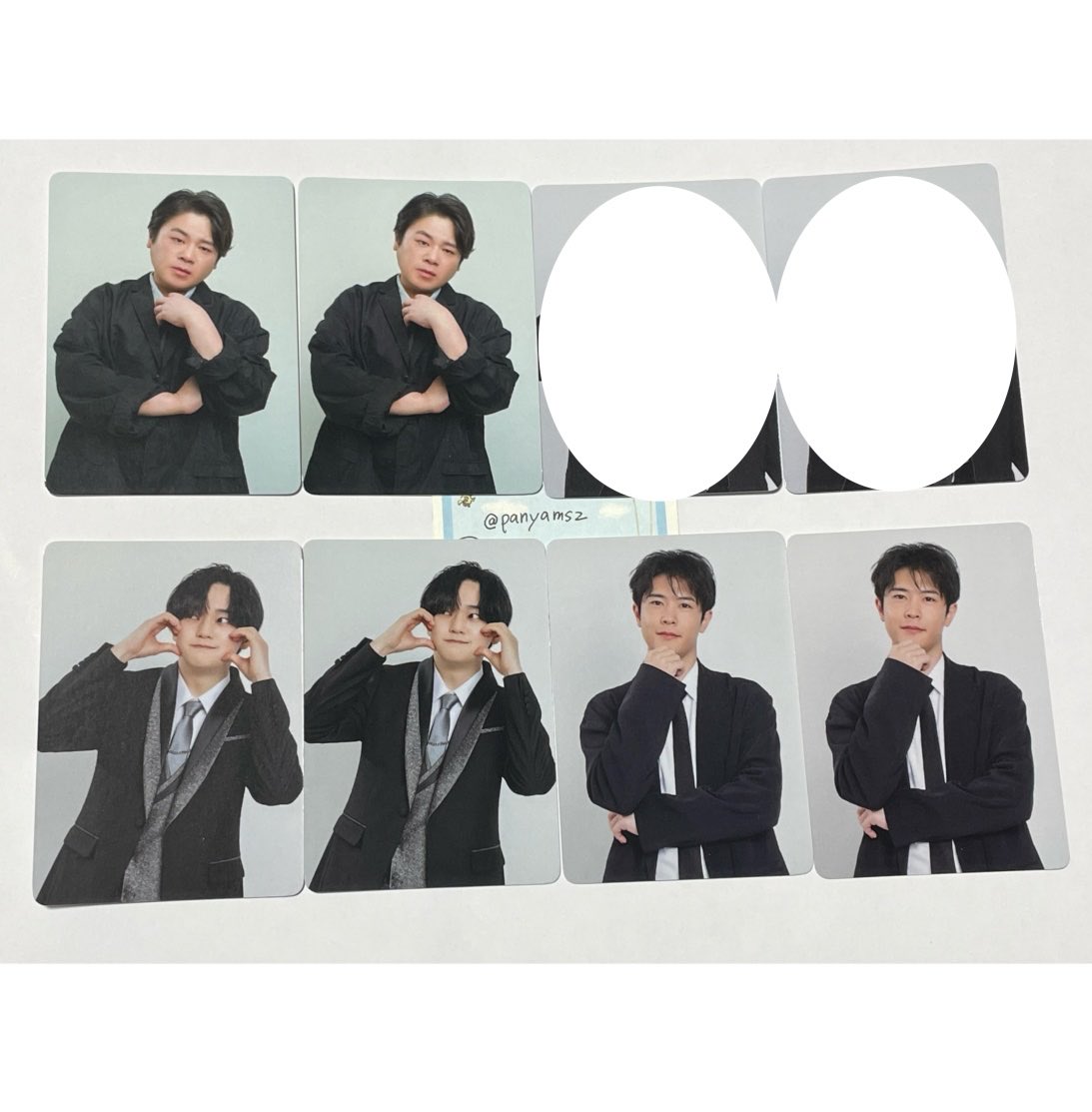 panyamsz's tweet photo. 交換　下松天大

ランダムステッカー
譲　大塚さん（スーツ、浴衣）or定価
求　下野さん（スーツ、浴衣）

めじるしチャーム
譲　天、利、定価
求　下

トレカ
譲　松岡さん、天崎さん、大塚さん（各2）
求　下野さん（ステッカーも可）

当日現地での交換希望です。
お気軽にお声がけください。 https://t.co/lBSlhgSqKe