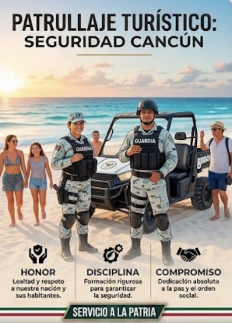 GNQRoo's tweet photo. PROTEGEMOS A QUIENES VIVEN Y VISITAN NUESTRO ESTADO, CON HONOR Y COMPROMISO 🇲🇽🤍 https://t.co/tCFXN7oJVR