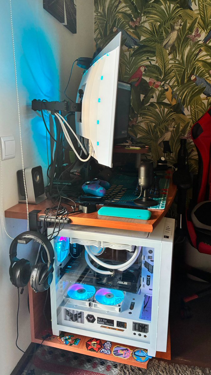 Hector7803's tweet photo. • AMD R5 9600X
• 2xCorsair 16GB Vengance
• Corsair 3000D Branca 
• ASUS TUF Gaming B650E-P 
• ASUS Prime RX9070XT
• Tempest Liquid Cooler 240 ARGB
• Corsair RS120-R ARGB+AR120 RGB
• Razer Huntsman Mini 
• Razer Cobra 
• Philips Evnia 27' OLED-QD + ASUS

#SETUPLOCKGAMER https://t.co/s5kbTzvrVJ