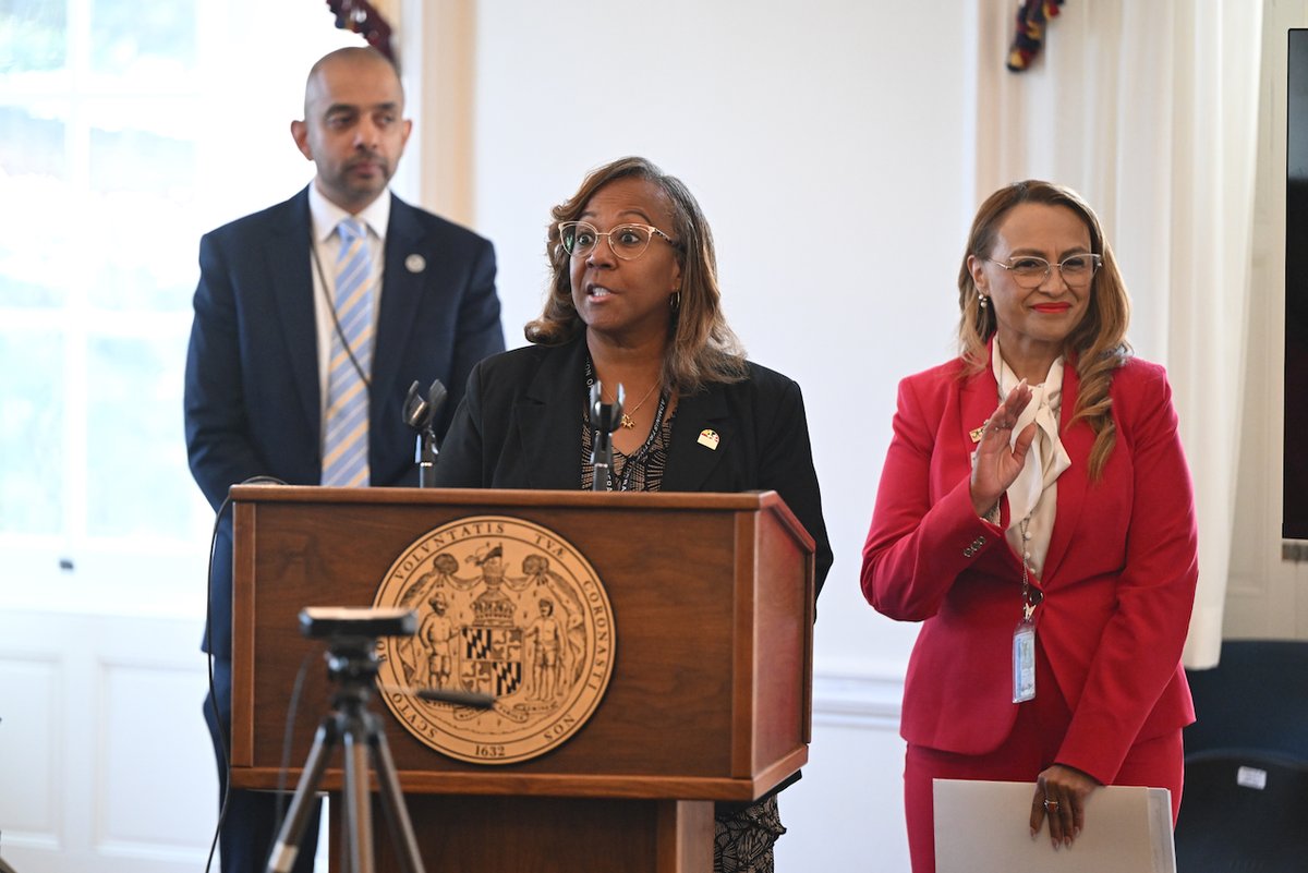 PGCDSS's tweet photo. The Maryland Board of Public Works approved the relocation of the @PGCDSS to the HHS Building in Capitol Heights, MD. Director Jennifer Amaya Thompson joined @MDHumanServices Deputy Secretary for Operations Gloria Brown Burnett as she testified before members of the board. https://t.co/IomzgWyXgy