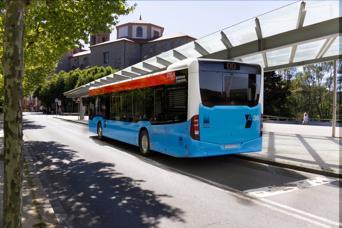 PazodeRaxoi's tweet photo. 🚌 Santiago terá novo transporte urbano no outono: adxudicado o contrato cun orzamento de 118 millóns de euros
🗣️ A alcaldesa e o concelleiro de Mobilidade presentan as novidades do servizo “que terá un salto de calidade desde a súa entrada en vigor”
🔗 https://t.co/DkmhlRv5e3 https://t.co/K4HcVSEFbT