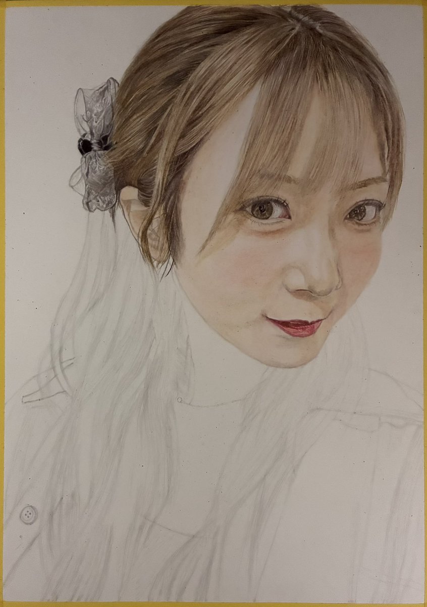 ugetsupyon's tweet photo. 毎日少しずつ描いてます( * ॑꒳ ॑*)✏️
 #色鉛筆画
 #wip https://t.co/TxKMFbVO5N