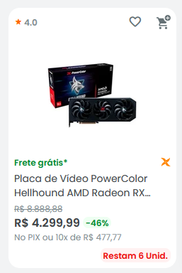 EdnalddoS's tweet photo. acho legal essas promoções que são tudo pela metade do dobro do preço kkkkkkkkkkk kd as promoções de verdade @kabumcombr 

#pcgamer #promoção #vaiquecola https://t.co/aA7YXf5EOZ