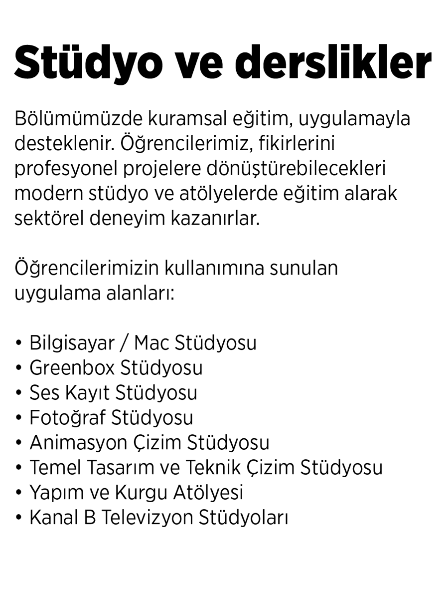 FilmTasarimi's tweet photo. bu yıl ilk kez öğrenci kabul edecek tezli yüksek lisans programıyla öğrencilerine çok yönlü bir sinema eğitimi sunmaktadır. 
Gönderiyi inceleyerek bölümümüzü daha yakından tanıyabilir, https://t.co/Zo09C2i8en