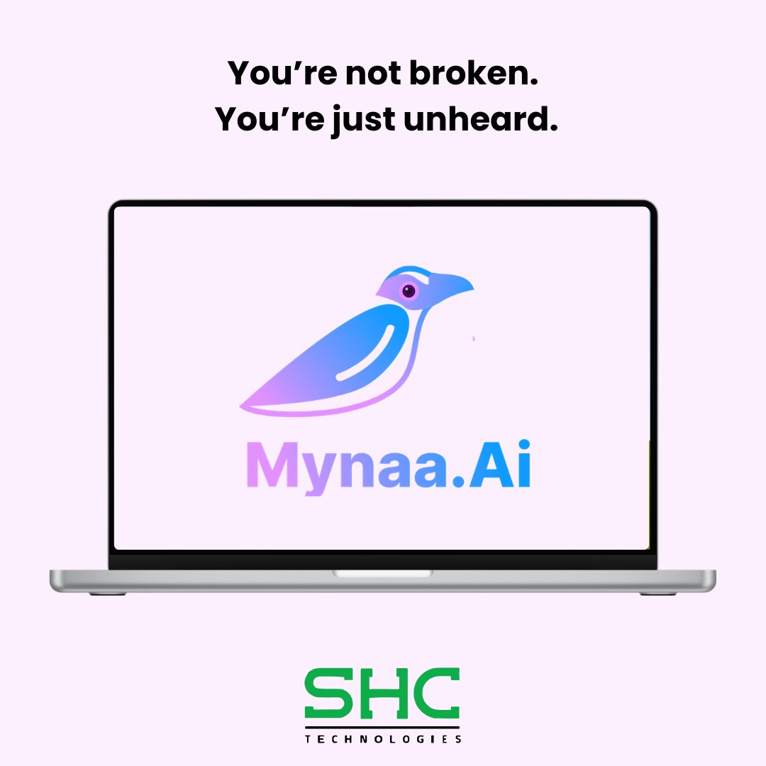 shctechnologies's tweet photo. You don't have to stay stuck in this loop alone anymore. Meet https://t.co/l5poMN2gME, a safe space that listens without judgment and helps you navigate your thoughts.

#MynaaAI #AI #MentalWellness #shc #shctech

@ZeaMedUSA @DrZeamedAI @DrCSBondugula https://t.co/wsJVbwJ1os