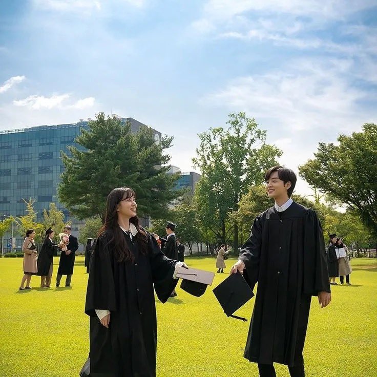 hangoreum's tweet photo. Papa sama mamanya Iris waktu masih muda. Sama sama dapat beasiswa kuliah di Vienna, papanya jurusan Music Conducting and Composing, mamanya jurusan Piano.

Yang udah nonton do you like Brahms pasti tau timid dan pendiemnya Iris turunan dari mana wkwk https://t.co/d8bK9dniL9