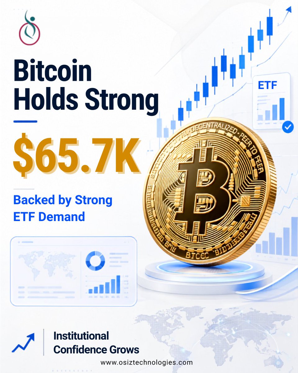 HartleyNov03's tweet photo. 🚀 Bitcoin holds strong near $65.7K as spot ETF inflows keep institutional demand growing. 📈 Despite AI-driven inflation concerns, BTC continues to show resilience. Is the next breakout closer than we think? 👀

🔗 https://t.co/RHhj1prt7R

#Bitcoin #Crypto #BTC #ETF #Web https://t.co/3Ltcjss6kN