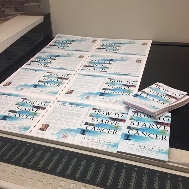 JaneMaclelland's tweet photo. Print run of 5000 copies underway today! Contact me if you want one - I might have one to spare if you're quick! Little update to the Metro Map in there. Critical info for anyone with #metastases #advancedcancer #howtostarvecancer #selfpublisher https://t.co/qEHOjkXygf