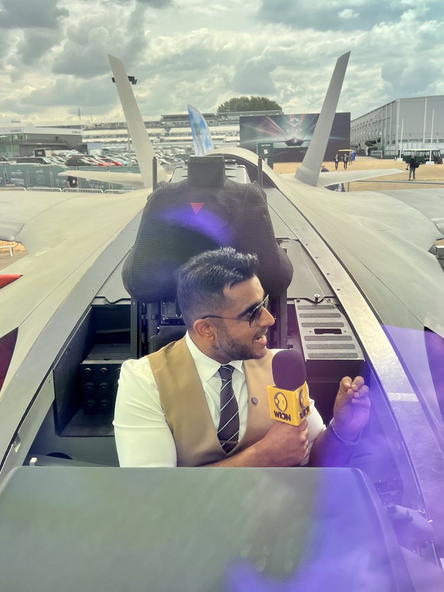 ShivanChanana's tweet photo. Only Indian Journalist to report from the F-35.
#EXCLUSIVE coverage only on @WIONews 

@LockheedMartin @usairforce https://t.co/q71HtW9NLI