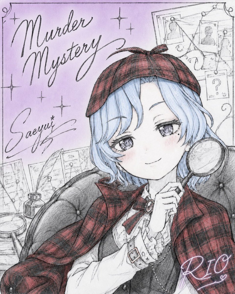 Realityamazaki's tweet photo. Murder Mystery 

There isn't a mystery Rio can't solve.
探偵 Rio @rio2507rio https://t.co/R682zhXmz4