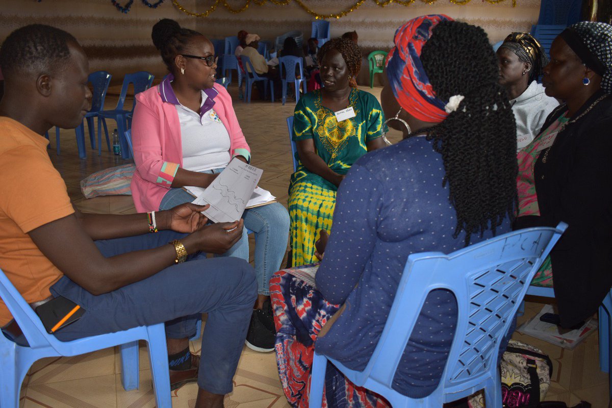 relon_kenya's tweet photo. Healing begins with compassionate conversations. During session 5 RRHI in Ruiru, RELONKenya supported participants in safely processing traumatic memories through trauma informed #MHPSS, strengthening resilience, hope, and community healing. #MentalHealth #RELONKenya  #GIZCPS https://t.co/F6jnAEs2Vu