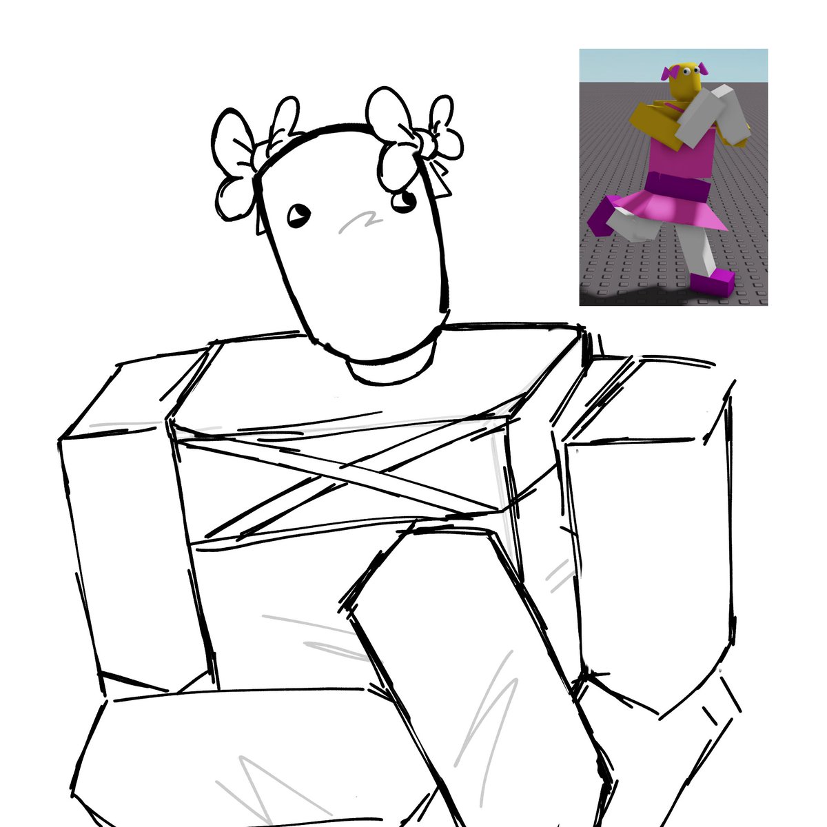 grenorangeohnuh's tweet photo. Me give people free doodles and fanarts of their construction ocs. 🐛🐛 ,, @centipod__ @amorconstructor https://t.co/d3xKoZ234G